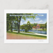 Recreation Bldg & Boathouse Briefkaart (Voorkant)