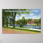 Recreation Bldg & Boathouse Poster (Voorkant)
