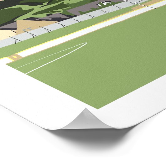 Recreation Park, Alloa. Haynes Style Manual Print. Poster (Hoek)