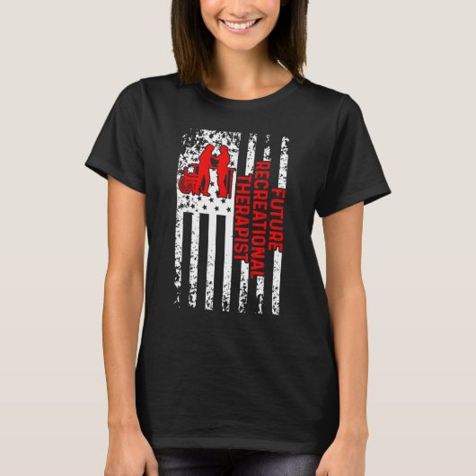 Recreationale therapeutische reactietherapie Rt. 3 T-shirt (Voorkant)