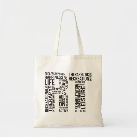 Recreationale therapie RT Tote Bag (Voorkant)