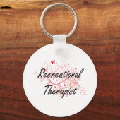 Recreationeel therapistisch artistiek baanontwerp  sleutelhanger (Voorkant)