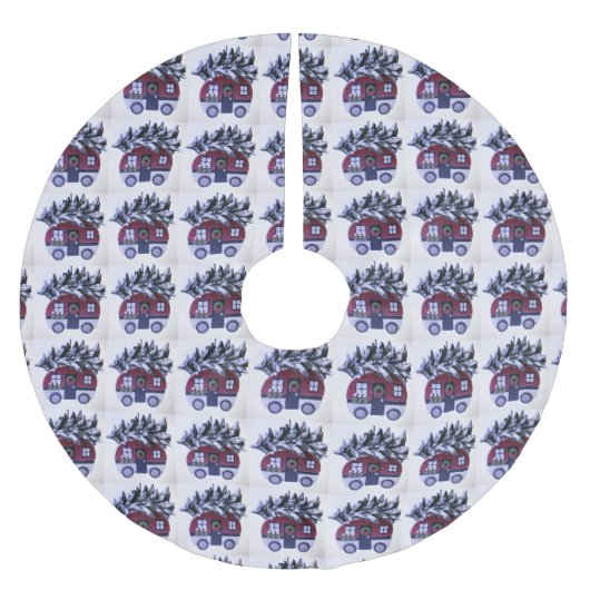 **RECREATIONEEL VOERTUIG** KERSTBOOM ROK (Voorkant)