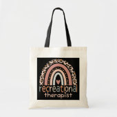 Recreationele therapie Therapistische regenboog Tote Bag (Voorkant)