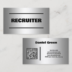 Recruiter Custom QR Visitekaartje
