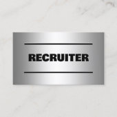 Recruiter Custom QR Visitekaartje (Voorkant)