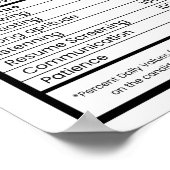 Recruiter Human Resource Manager Poster (Hoek)