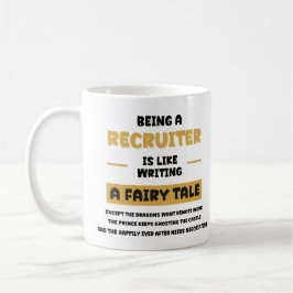Recruiter koffiemok – Grappig cadeau voor HR & Wer