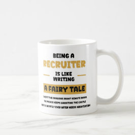 Recruiter koffiemok – Grappig cadeau voor HR & Wer