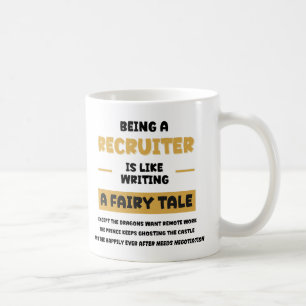 Recruiter koffiemok – Grappig cadeau voor HR & Wer