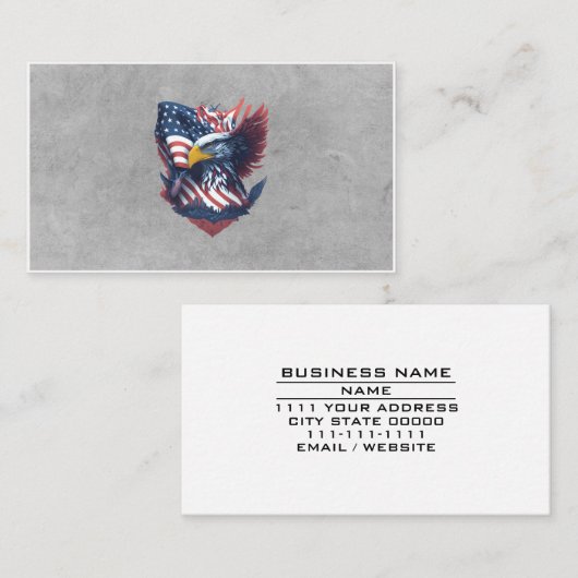 Recruiter militaire strijdkrachten VS Recruitment Visitekaartje (Voorkant / Achterkant)