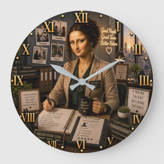 Recruiter Mona Lisa Grote Klok (Voorkant)