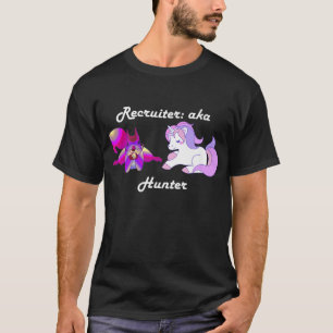 Recruiter Paarse eekhoorn Unicorn Hunter Premium T-shirt