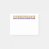 Recruiter Post-it® Notes (Voorkant)