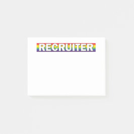 Recruiter Post-it® Notes