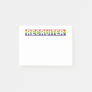 Recruiter Post-it® Notes