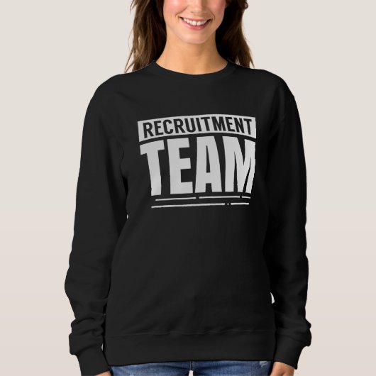 Recruiter Team Headhunter Recruiter Hr Recruiter Trui (Voorkant)