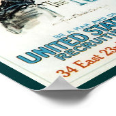 Recruiting werende marine van de Eerste Wereldoorl Poster (Hoek)