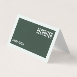 Recruitment Visitekaartjes met aangepaste QR