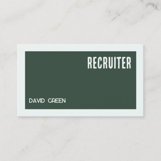 Recruitment Visitekaartjes met aangepaste QR (Voorkant)