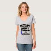 Rectale kanker ontmoette zijn ergste vijand bij mi t-shirt (Voorkant volledig)