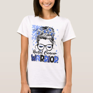 Rectale Kanker Strijder Vrouwen Meisje Overlevende T-shirt