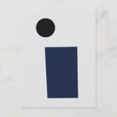 Rectangle and Circle by Kazimir Malevich (1915) Briefkaart (Voorkant)