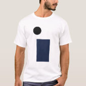 Rectangle and Circle by Kazimir Malevich (1915) T-shirt (Voorkant)