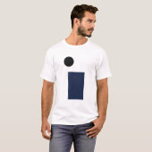 Rectangle and Circle by Kazimir Malevich (1915) T-shirt (Voorkant volledig)
