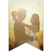 Rectangle Double Happiness Chinese Weddenfoto Vlaggetjes (Tweede vlag)