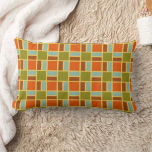 Rectangle Pillow Patio Tiles Retro Kussen