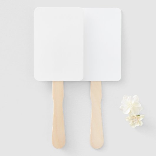 Rectangle-programmaventilator Handwaaier (Voorkant en achterkant)