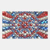 Rectangle sticker met Nederlandse kleuren (Voorkant)