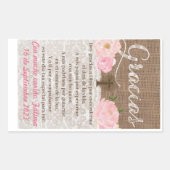 Rectangle Stickers (Voorkant)