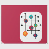 Rectangle uit de middeleeuwen cadeaupapier (Vlak)