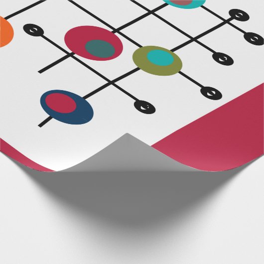 Rectangle uit de middeleeuwen cadeaupapier (Hoek)