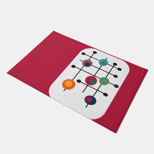 Rectangle uit de middeleeuwen deurmat (Schuin)