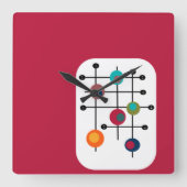 Rectangle uit de middeleeuwen  vierkante klok (Voorkant)