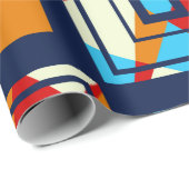 Rectangles of colorful pieces. Trendy seamless pat Cadeaupapier (Rol Hoek)