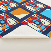 Rectangles of colorful pieces. Trendy seamless pat Sherpa Deken (3/4)