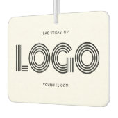 Rectangulaire promotionele Logo en foto Luchtverfrisser (Links)