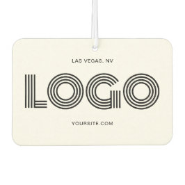 Rectangulaire promotionele Logo en foto Luchtverfrisser