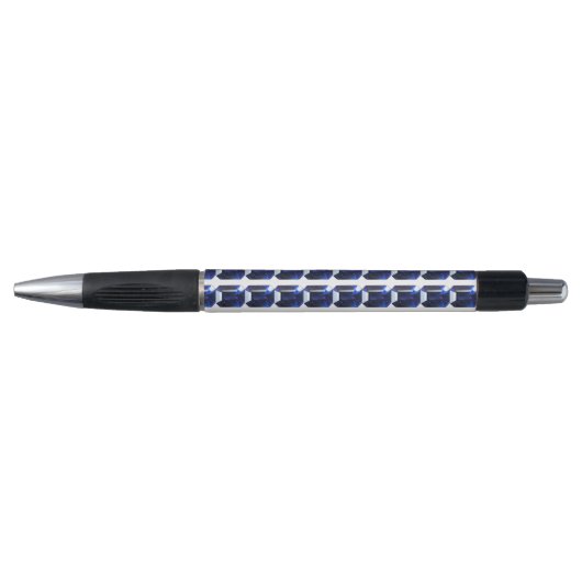 Rectangular Sapphire Blue Pen (Voorkant)