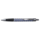 Rectangular Sapphire Blue Pen (Achterkant)