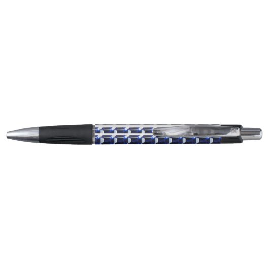 Rectangular Sapphire Blue Pen (Achterkant)