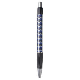 Rectangular Sapphire Blue Pen