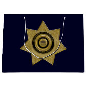Rectificatiefunctionaris badge Gold-Blu-Large Gift Groot Cadeauzakje (Voorkant)