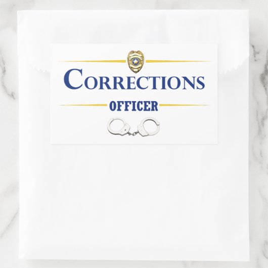 Rectificaties Functionaris 3 Rechthoekige Sticker (Tas)