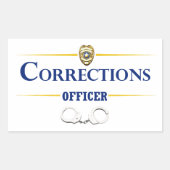 Rectificaties Functionaris 3 Rechthoekige Sticker (Voorkant)