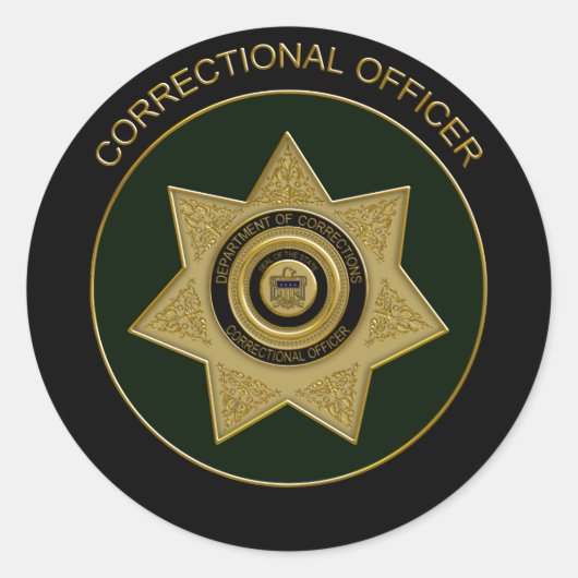 Rectificator badge, Gld Grn B-Round Sticker (Voorkant)